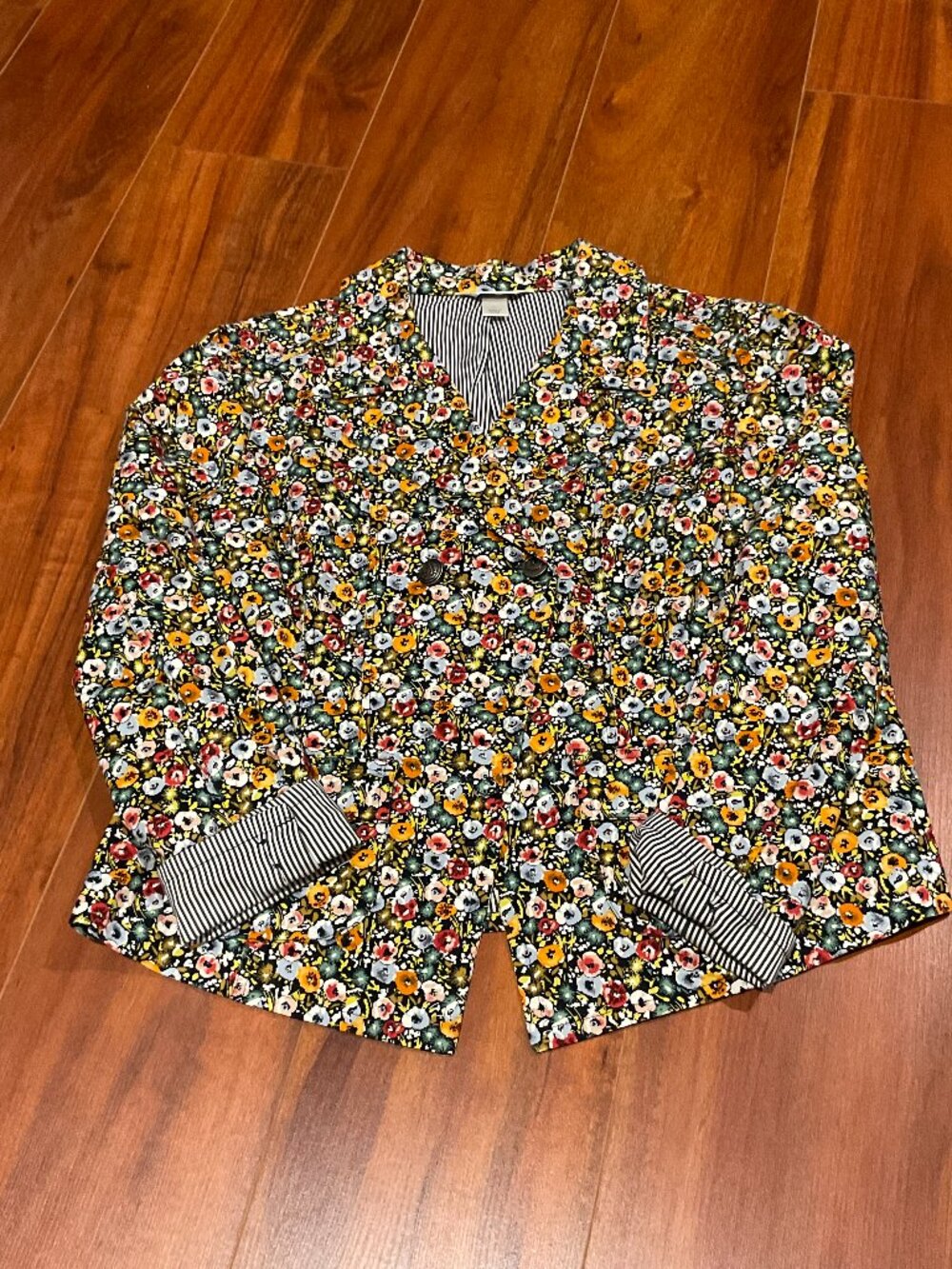 Christopher and Banks Multicolor Floral Blazer - L